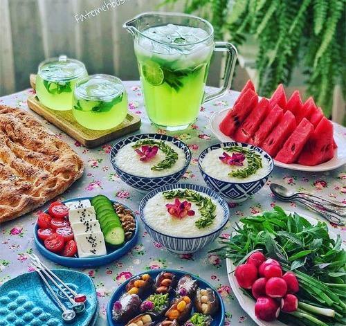 عکس ايده پذيرايي صبحانه