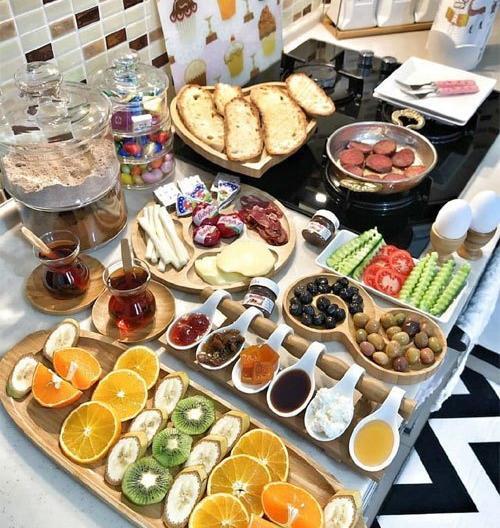 عکس ايده پذيرايي صبحانه