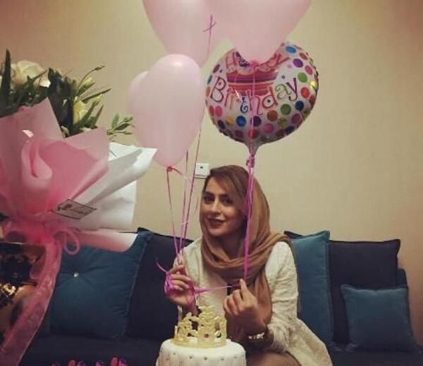 عکس نوشته کیک تولد ساناز