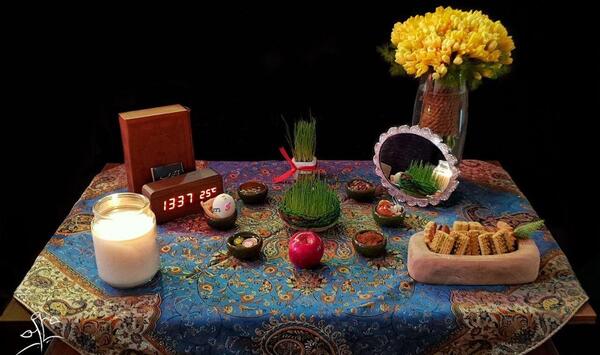 عکس ایده خلاقانه برای سفره هفت سین