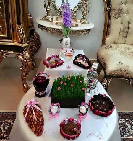 عکس ایده خلاقانه برای سفره هفت سین