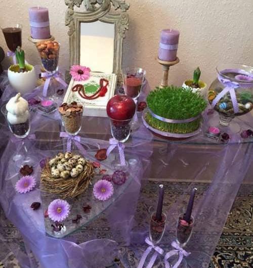 عکس ایده خلاقانه برای سفره هفت سین