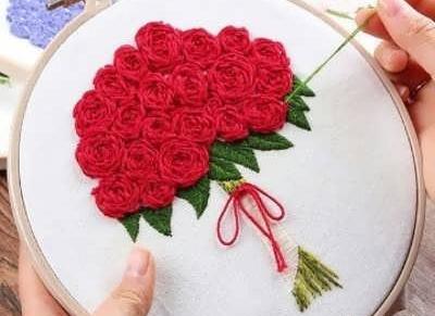 عکس ایده گلدوزی برزیلی