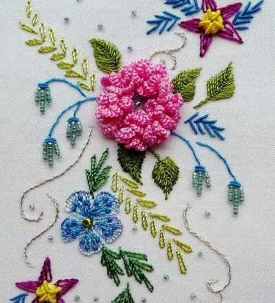 عکس ایده گلدوزی برزیلی
