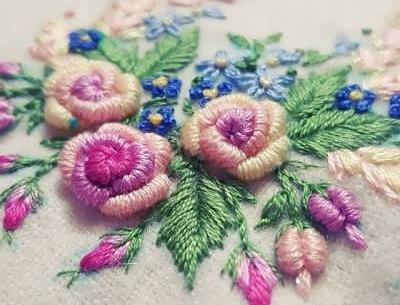 عکس ایده گلدوزی برزیلی