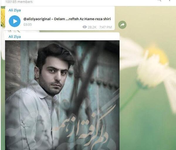 عکس نوشته ی علی ضیا