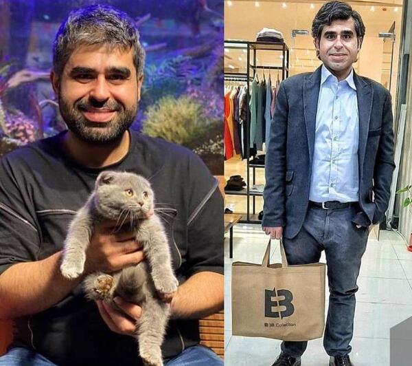 عکس امیر نوری بعد لاغری