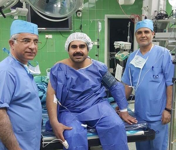 عکس امیر نوری بعد لاغری