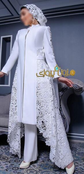 عکس مدل مانتو گیپور مشکی