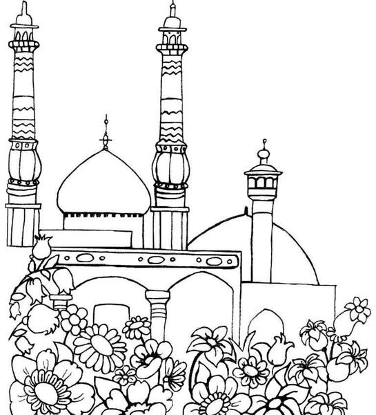 عکس نقاشی کودکانه وفات حضرت معصومه