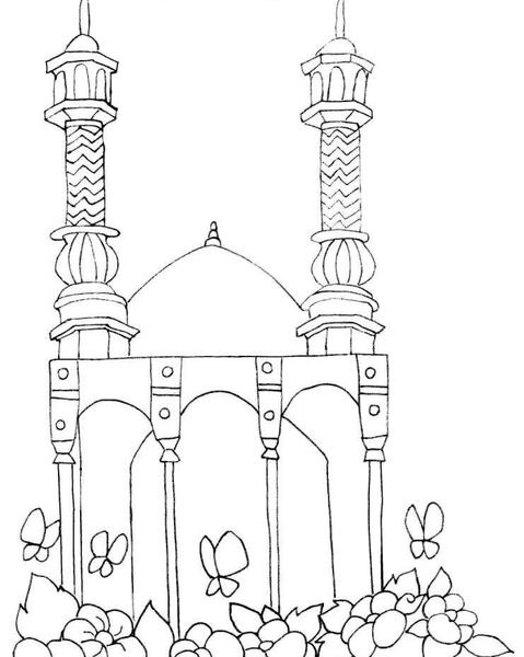 عکس نقاشی کودکانه وفات حضرت معصومه