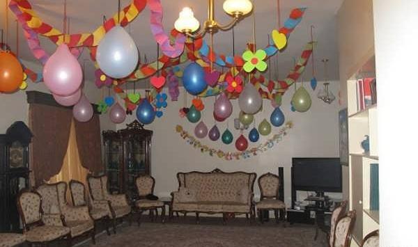 عکس ایده تزیین اتاق برای جشن تولد