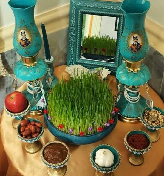 عکس سفره هفت سین ساده
