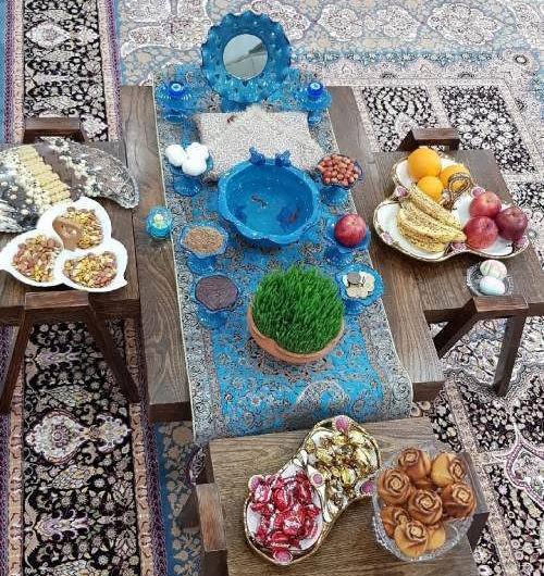 عکس سفره هفت سین ساده
