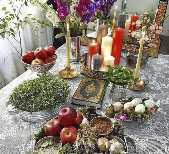 عکس سفره هفت سین ساده