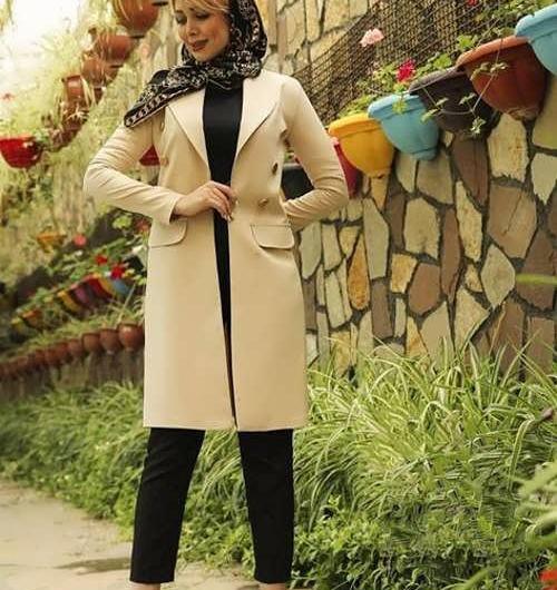 عکس مانتو کتی جلو بسته