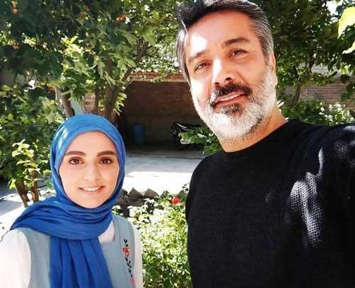 عکس زیبا رحیمی و همسرش