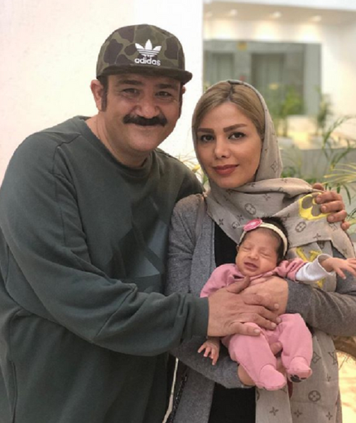 عکس زیبا رحیمی و همسرش