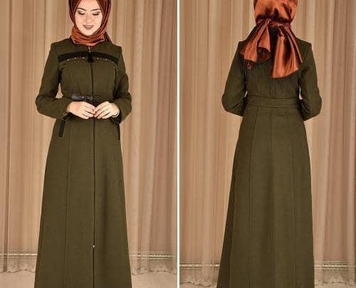 عکس مدل مانتو جدید بلند شیک جلو بسته