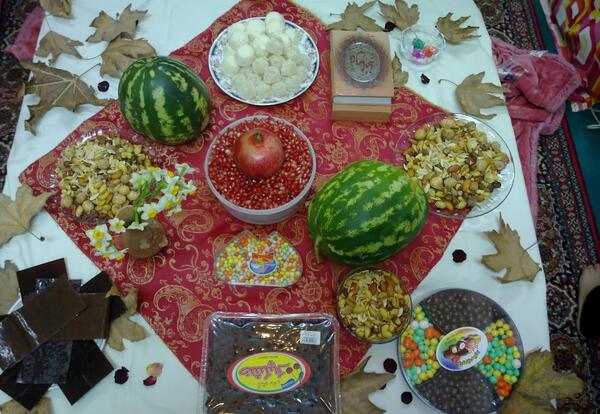 عکس سفره یلدا مبارک