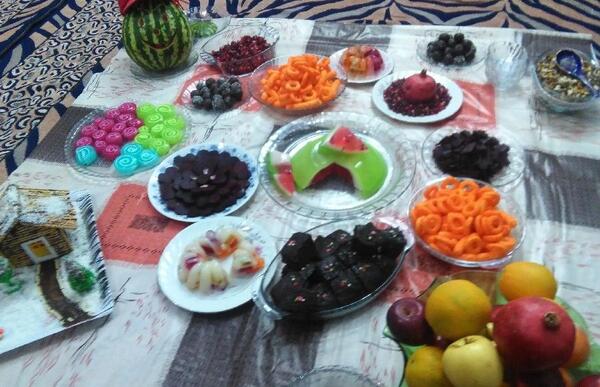 عکس سفره یلدا مبارک