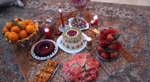 عکس سفره یلدا مبارک