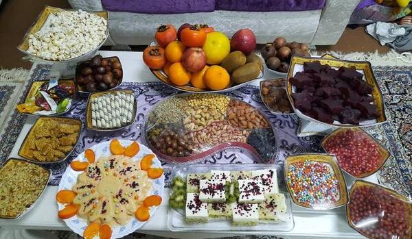 عکس سفره یلدا مبارک