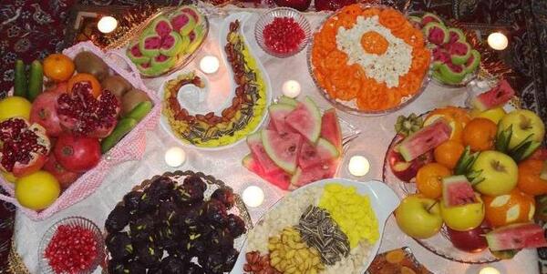 عکس سفره یلدا مبارک