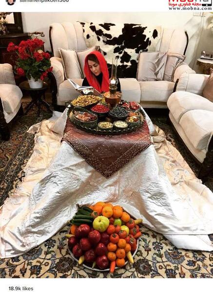 عکس سفره یلدا مبارک
