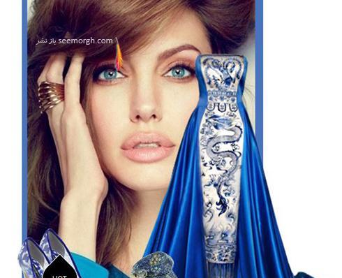 عکس لباس مجلسی کوتاه آنجلینا جولی