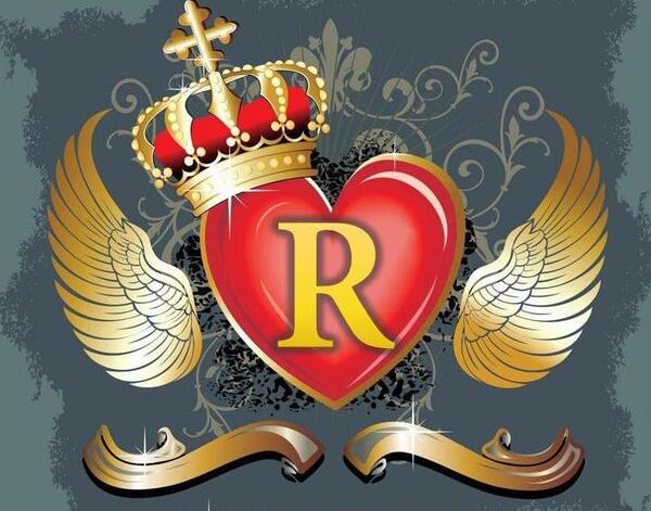 عکس عاشقانه حرف r