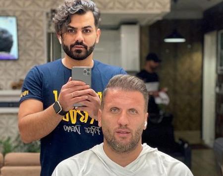 عکس محسن بنگر و همسرش