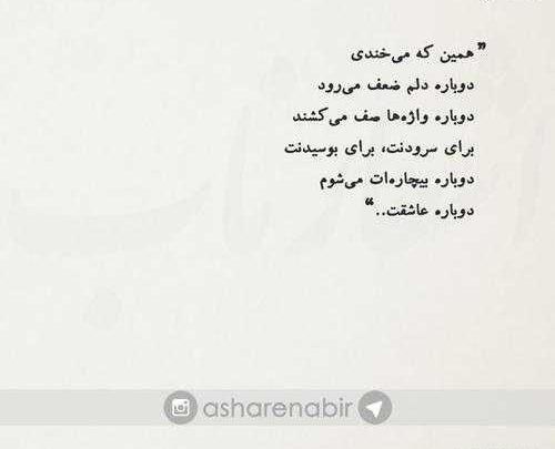 عکس نوشته لیلا مقربی