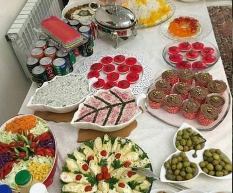 عکس ایده ی غذا برای تولد