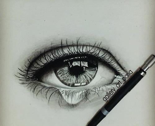 عکس چشم گریان زیبا