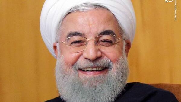 عکس خنده های روحانی