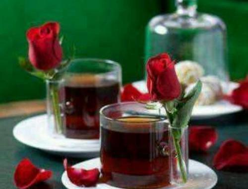 عکس فنجان چای رمانتیک