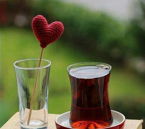 عکس فنجان چای رمانتیک