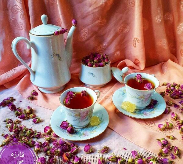 عکس فنجان چای رمانتیک