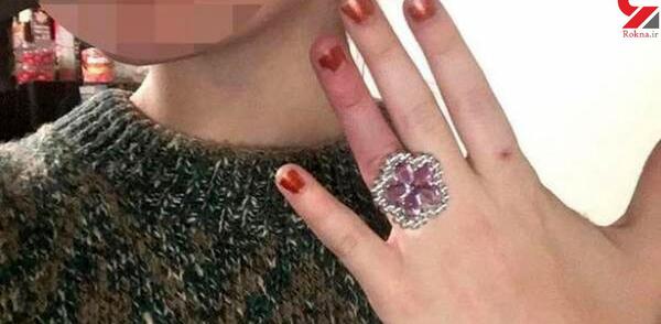 عکس حلقه ازدواج زن