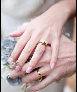 عکس حلقه ازدواج زن