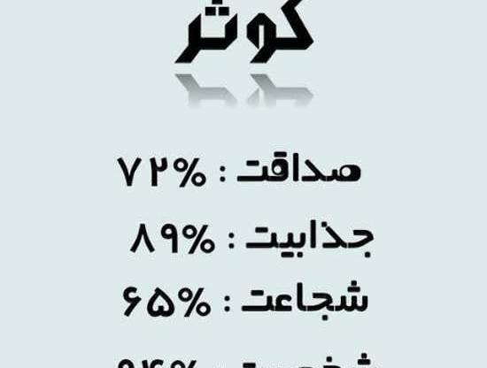 عکس نوشته انگلیسی کوثر