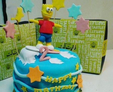 عکس کیک تولد کودکانه پسر