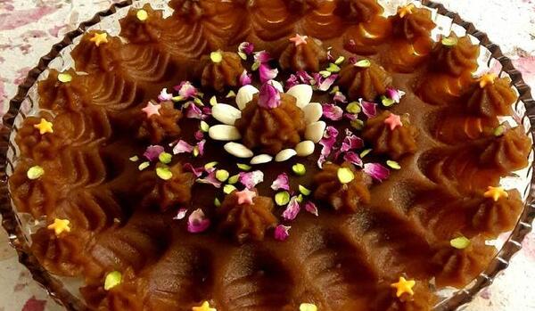 عکس حلوا سه آرد مجلسی