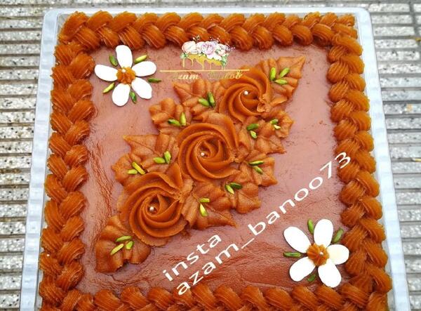 عکس حلوا سه آرد مجلسی