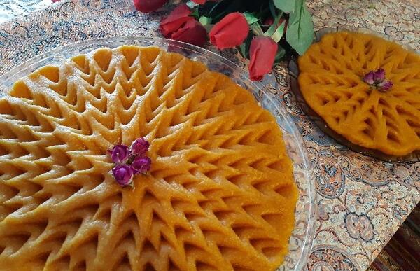 عکس حلوا سه آرد مجلسی