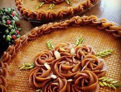 عکس حلوا سه آرد مجلسی