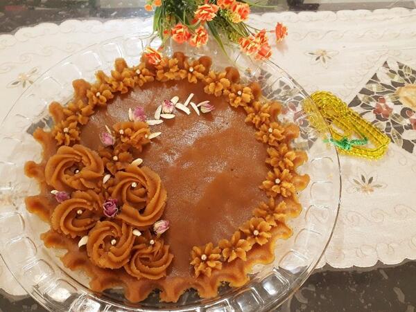 عکس حلوا سه آرد مجلسی