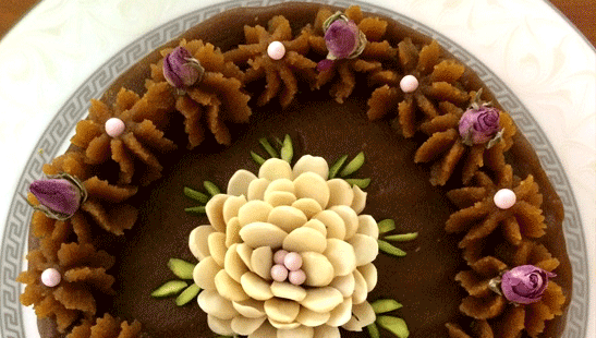 عکس حلوا سه آرد مجلسی