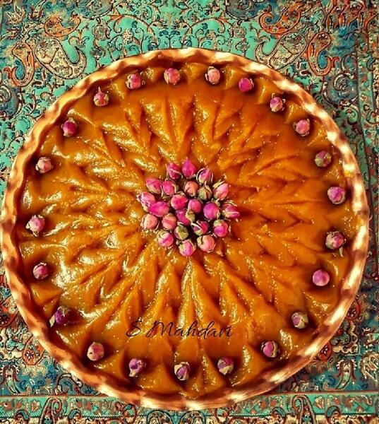عکس حلوا سه آرد مجلسی